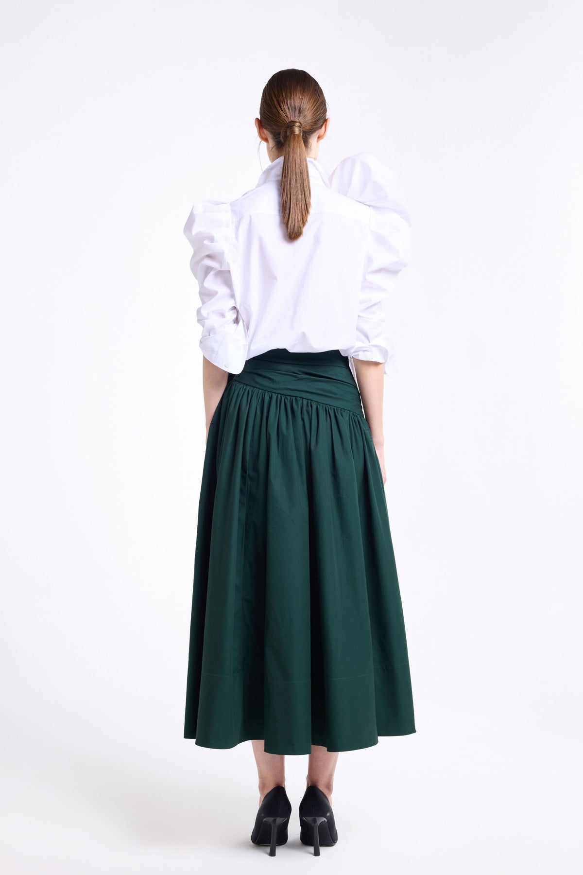 White Ruffled Shirt