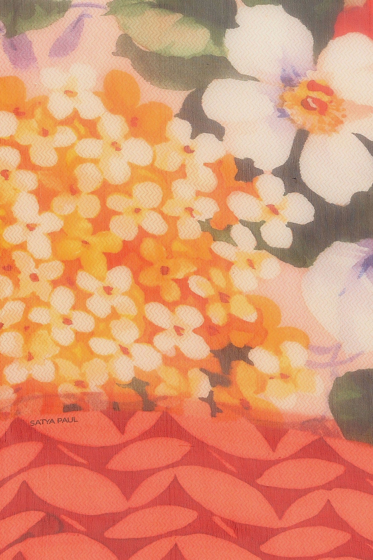 The Printed Powder Saree