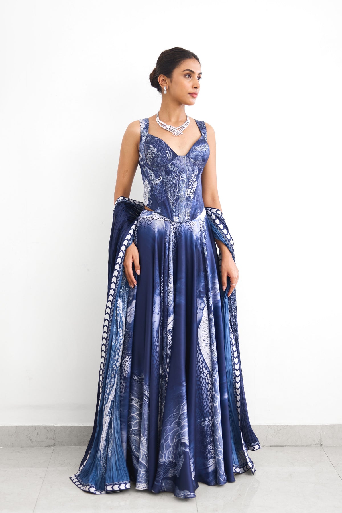 Swirl Lehenga Set