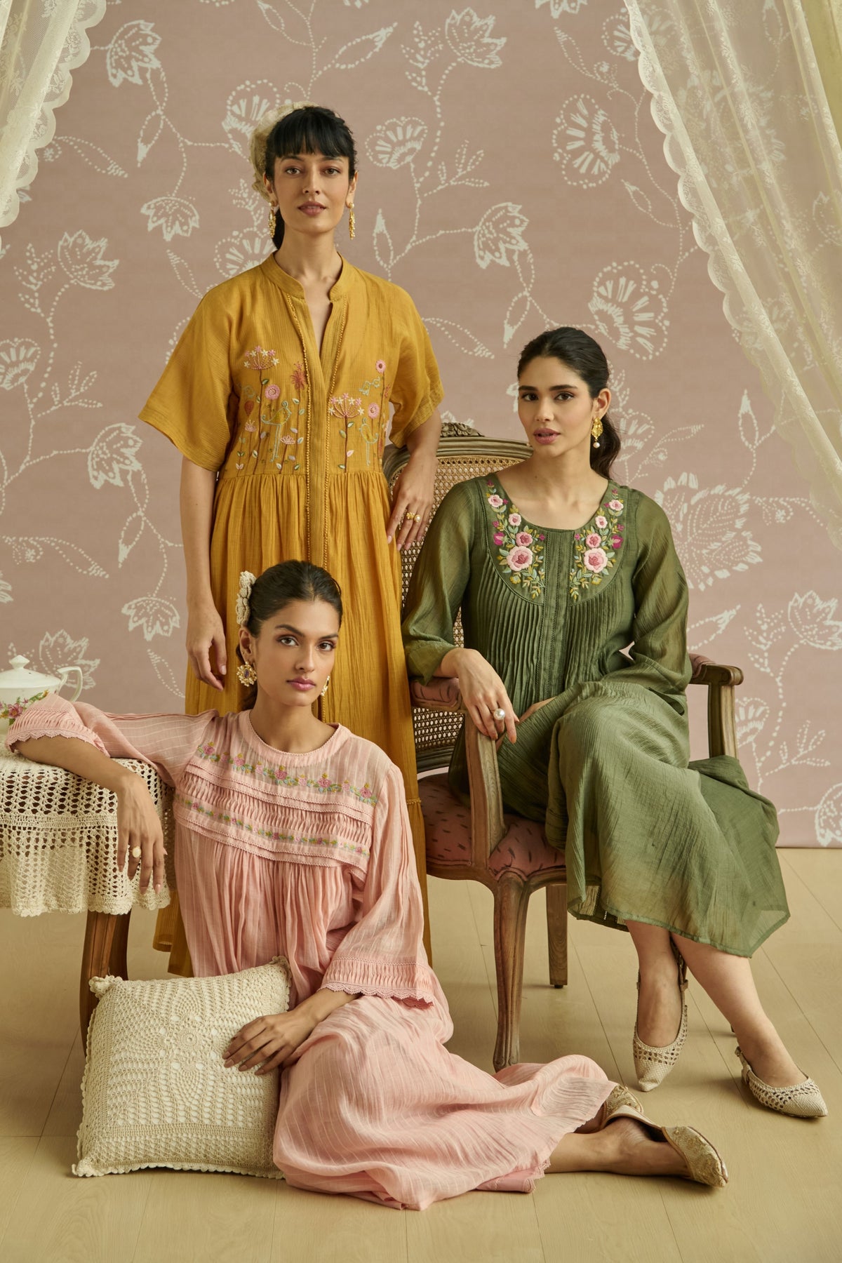 Yellow Azra Dress Set