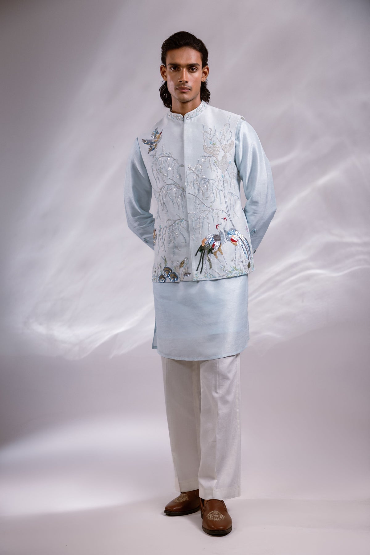 Aarin Nehru Jacket Set