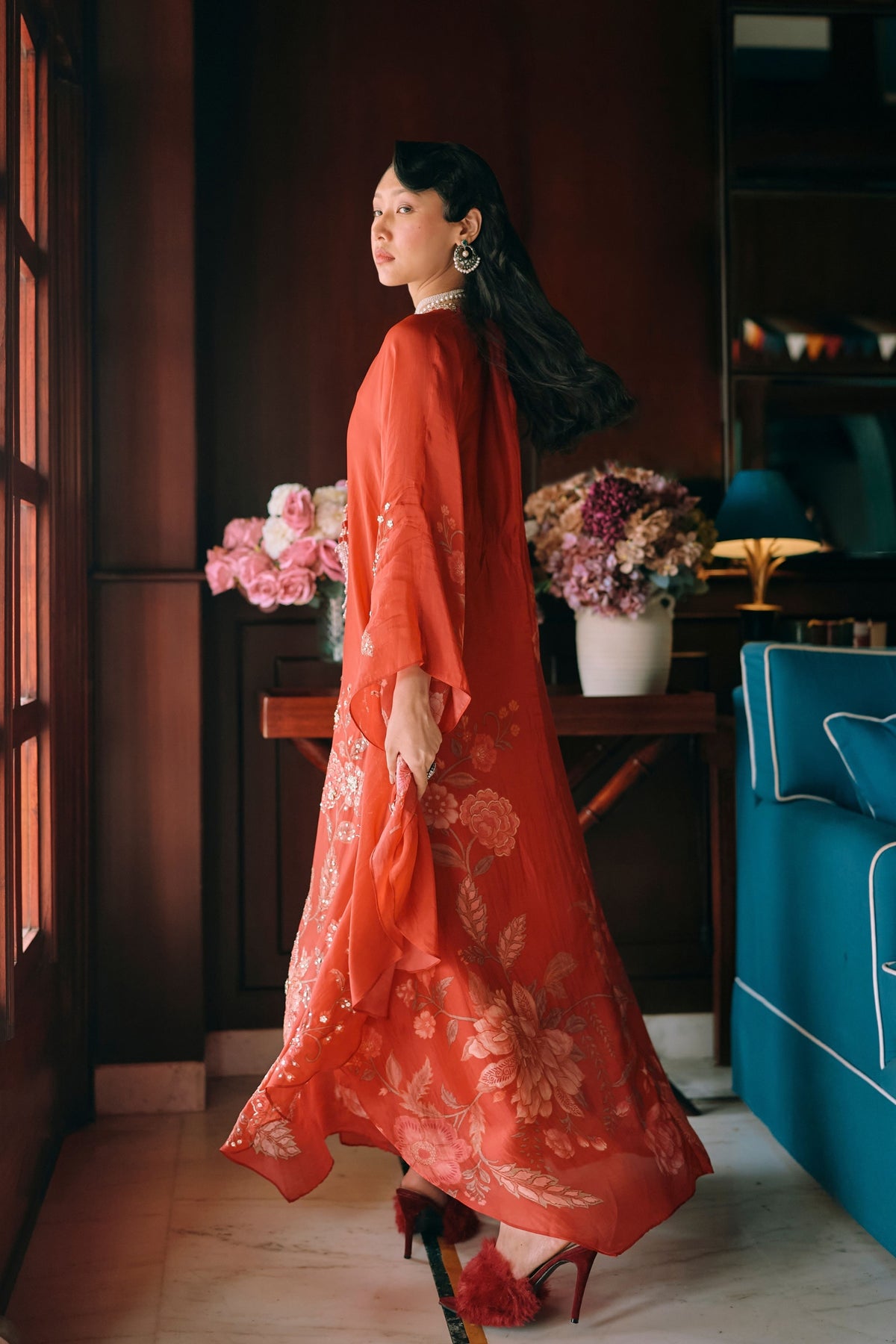 Raye Red Kaftan