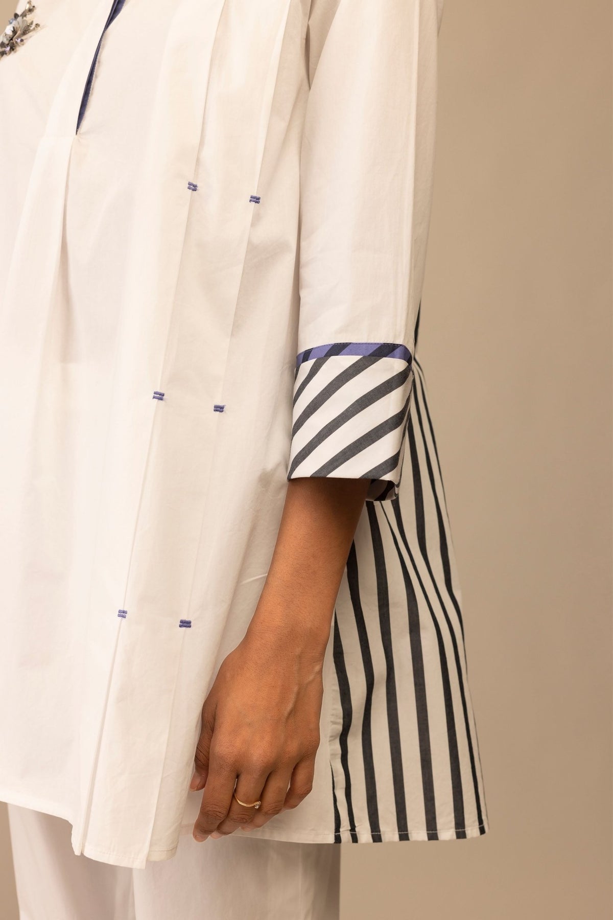 Neela White Pants - Bunka - Elahe