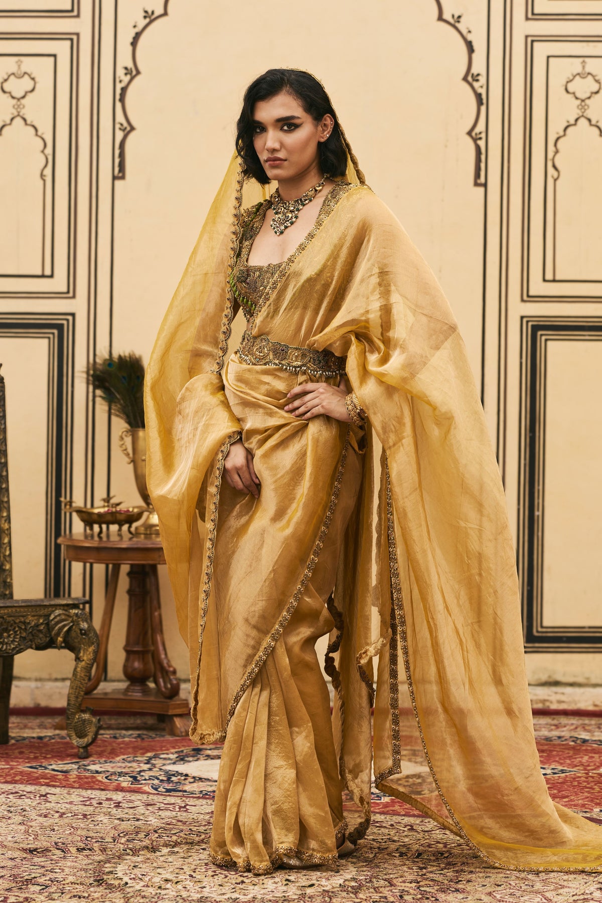 Haridra Saree Set