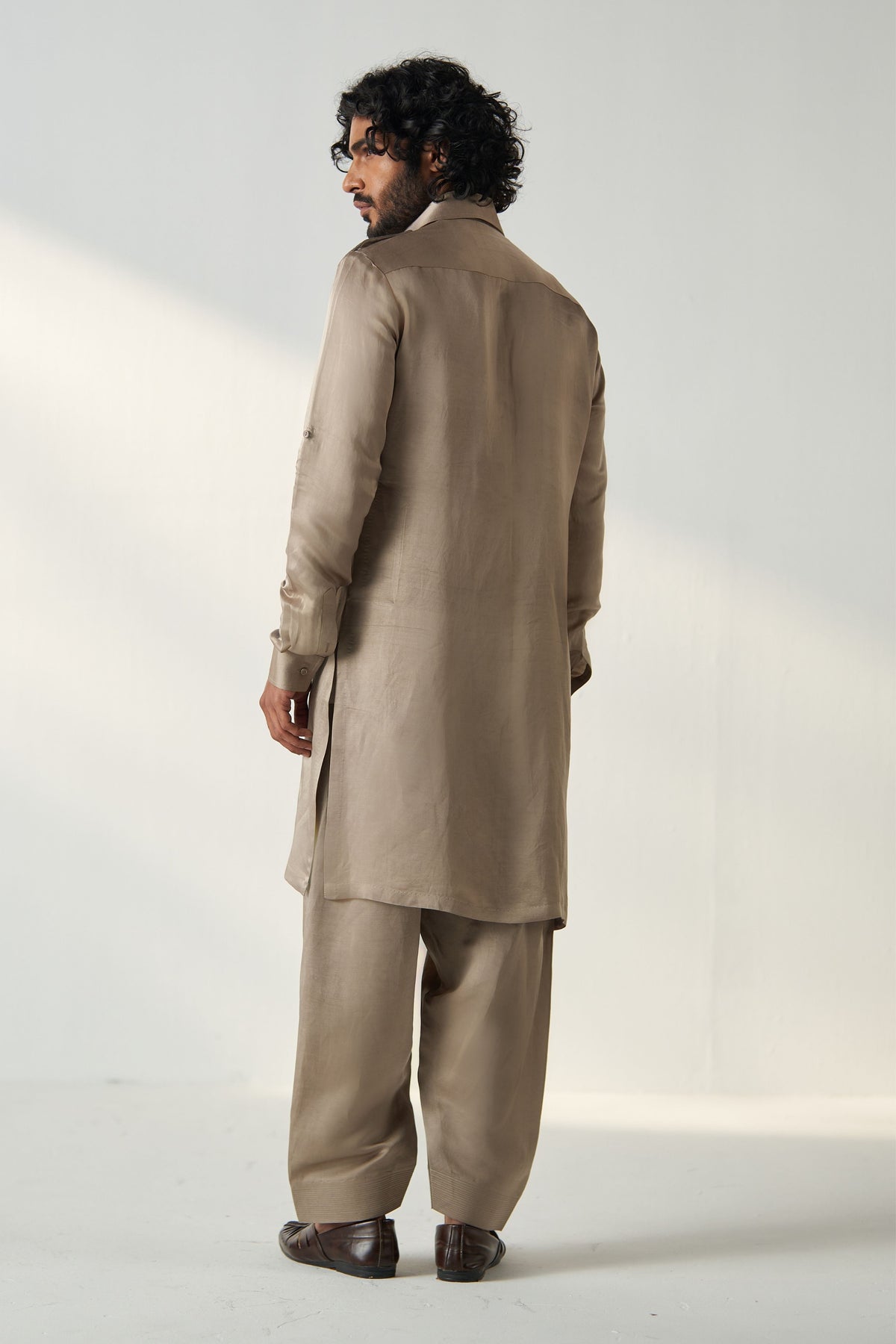 Grey Parv Pathani Set