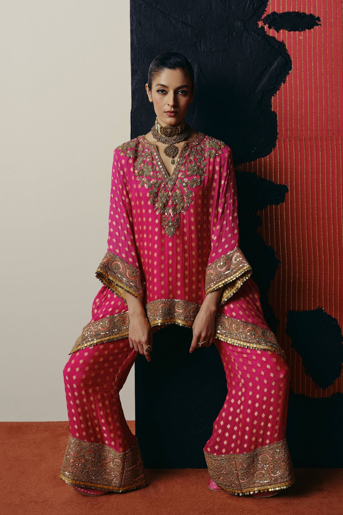 Arundhati Cape Tunic Set