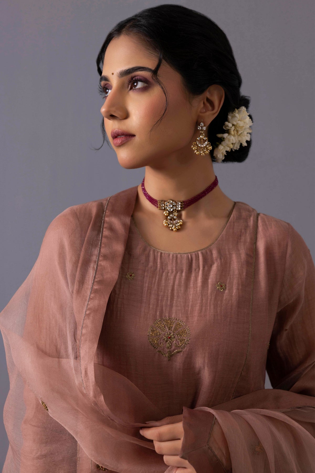 Noor Brown Kurta Set