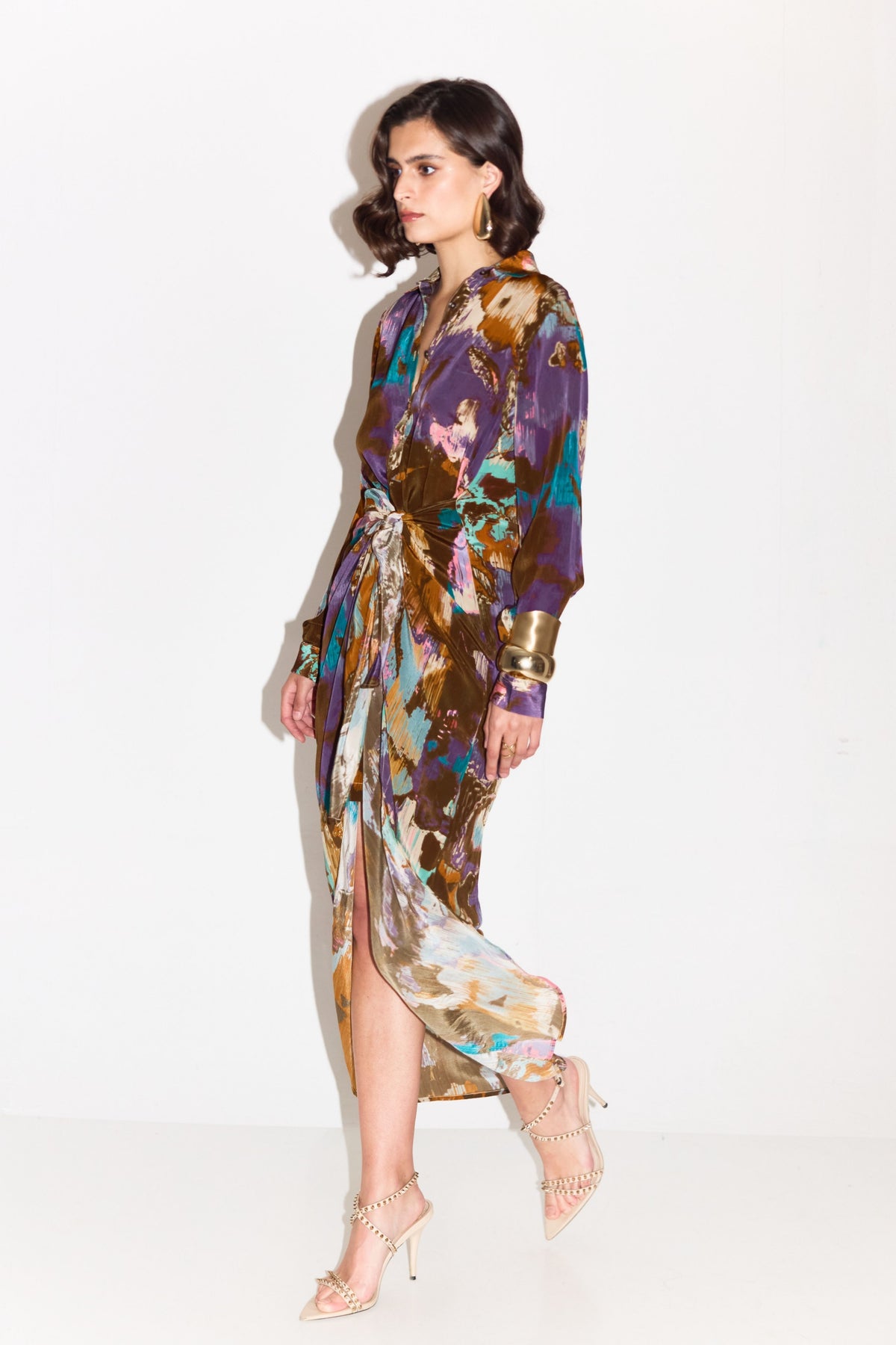 Opal Printed Layered Dress