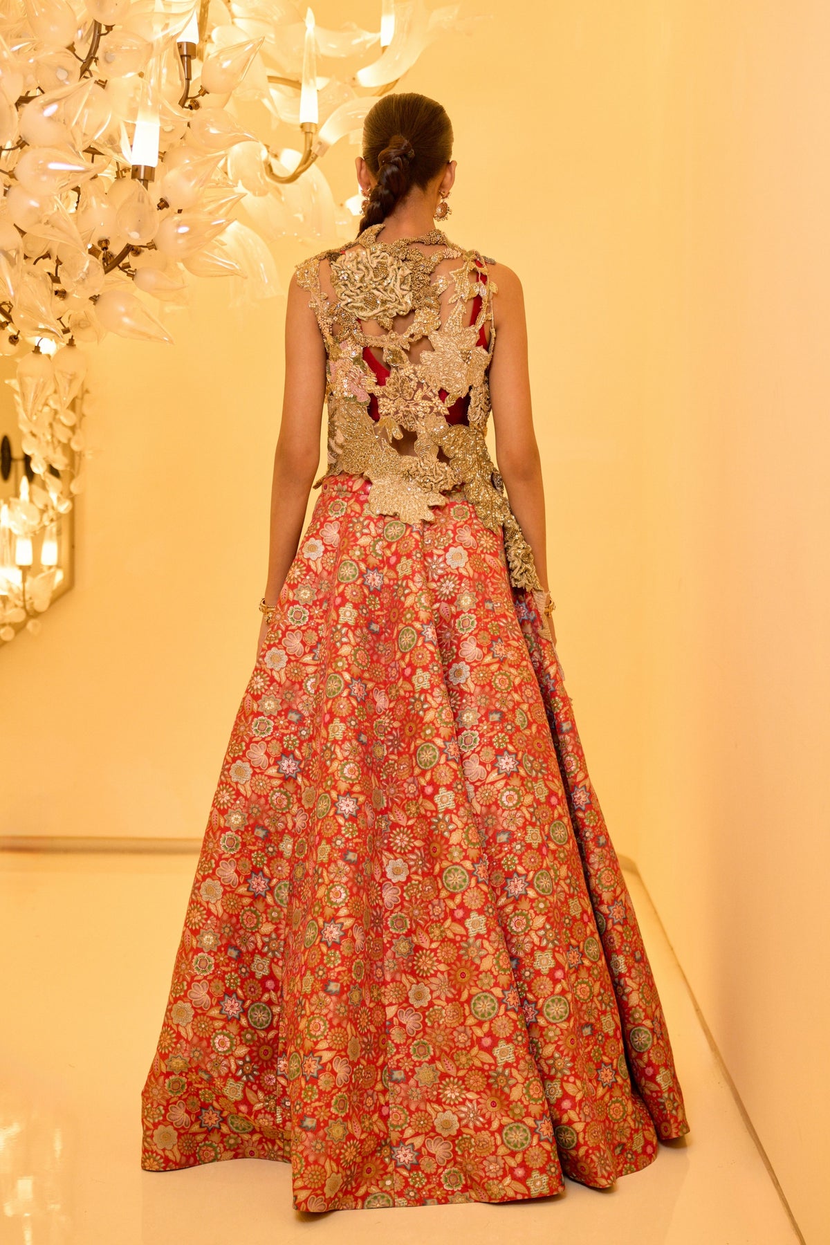 Brocade Skirt Set