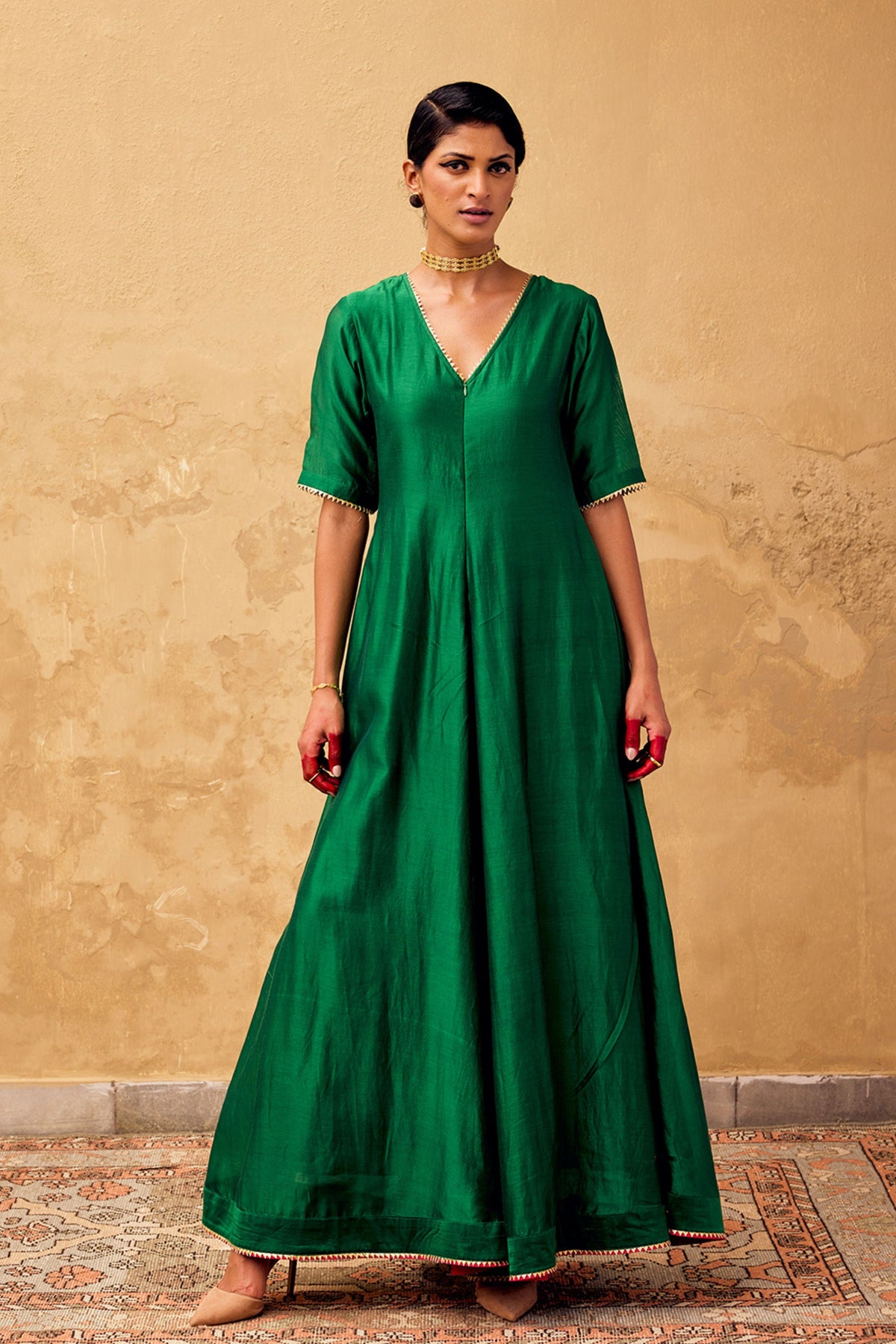 Gulzar Jumpsuit in Green