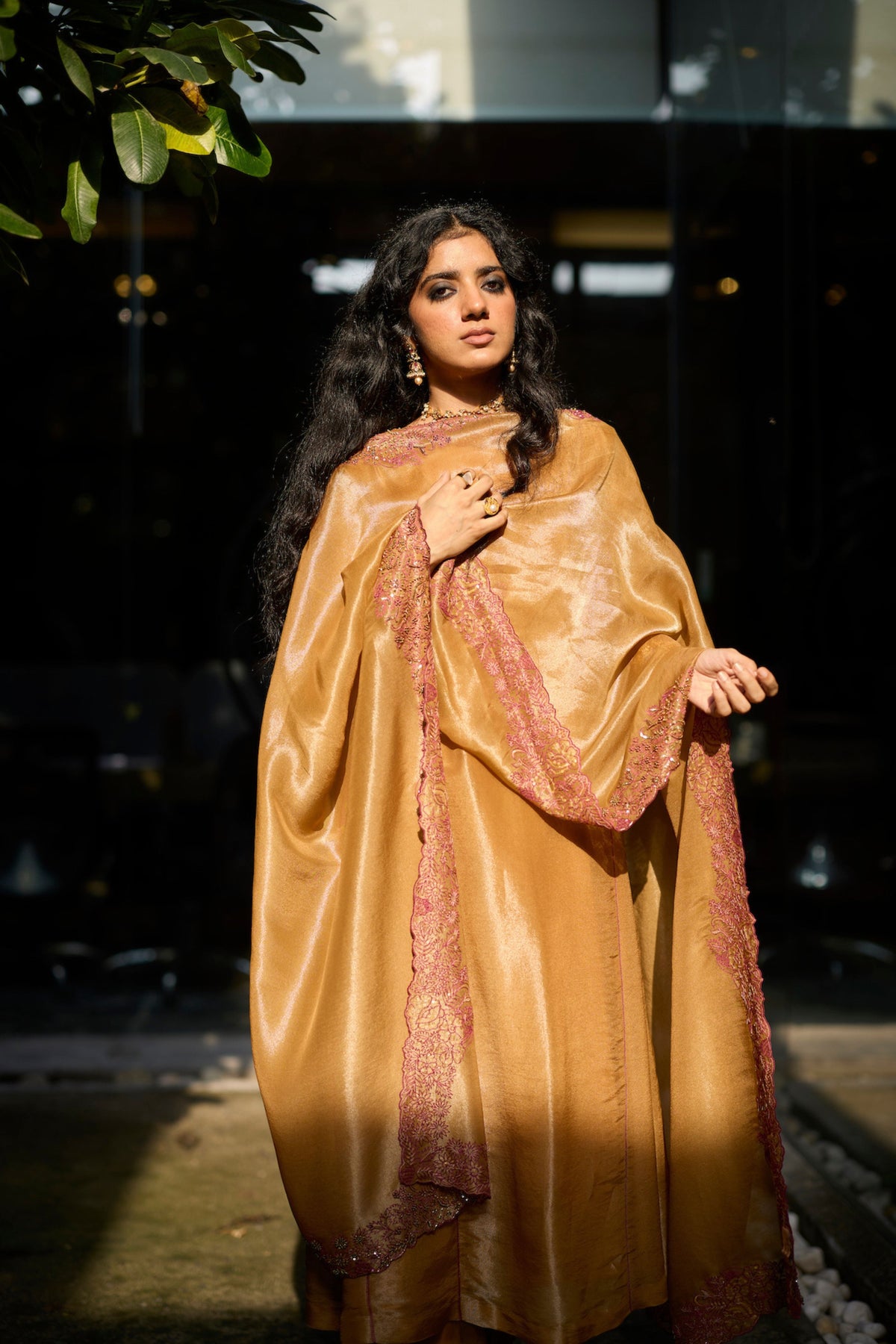 Mustard Dhara Kurta Set
