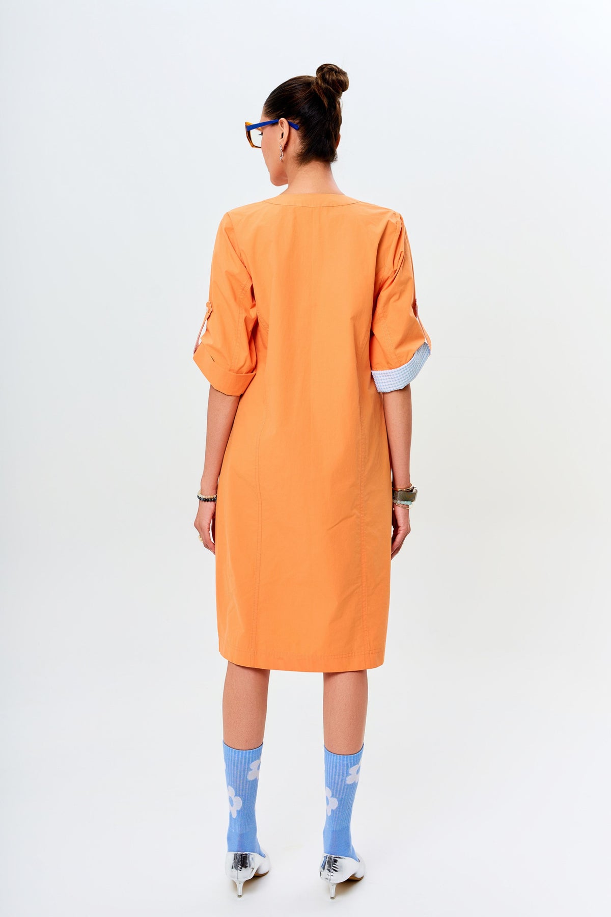 Ava Orange Dress