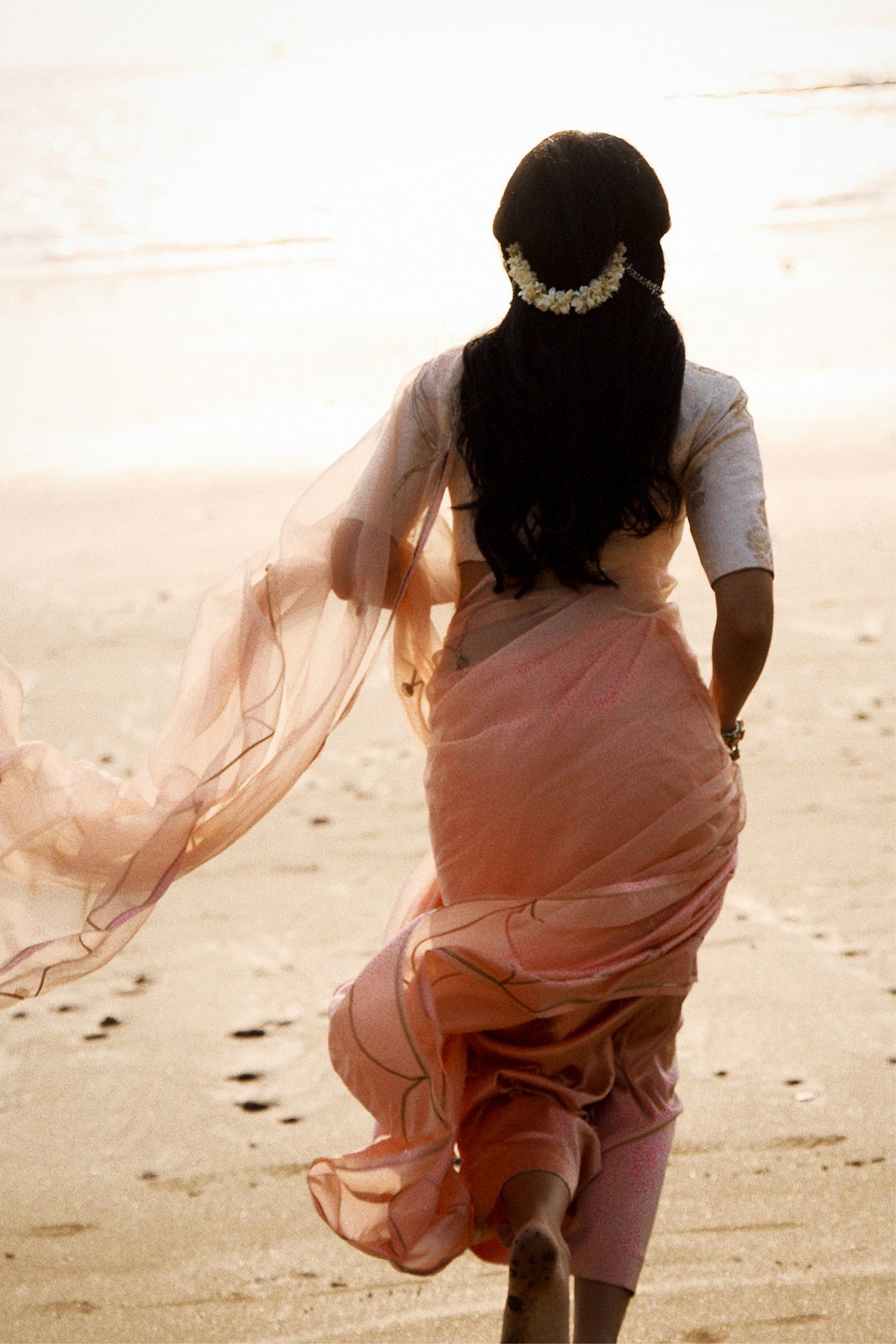 Kirati Pale Pink Saree