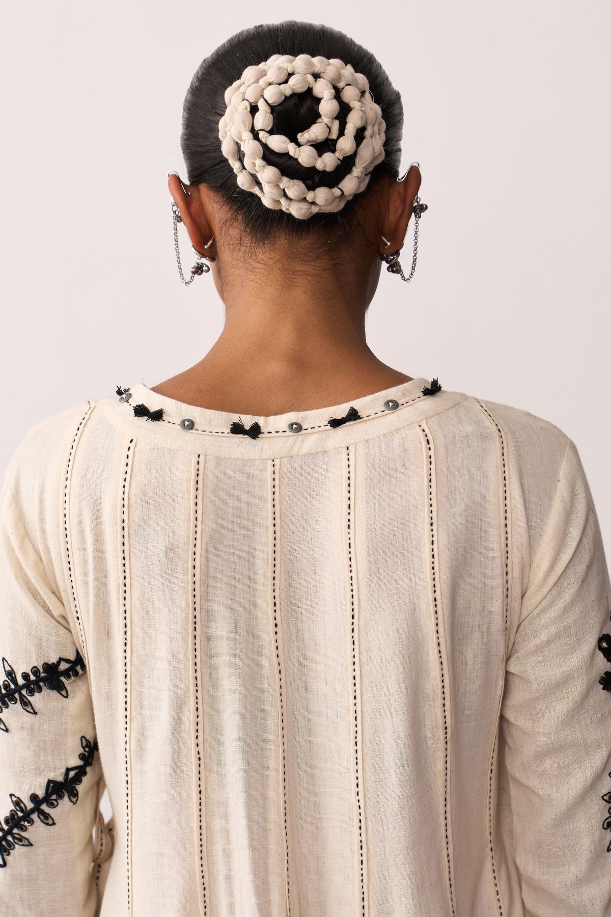 Hansa Ivory Kurta With Pants