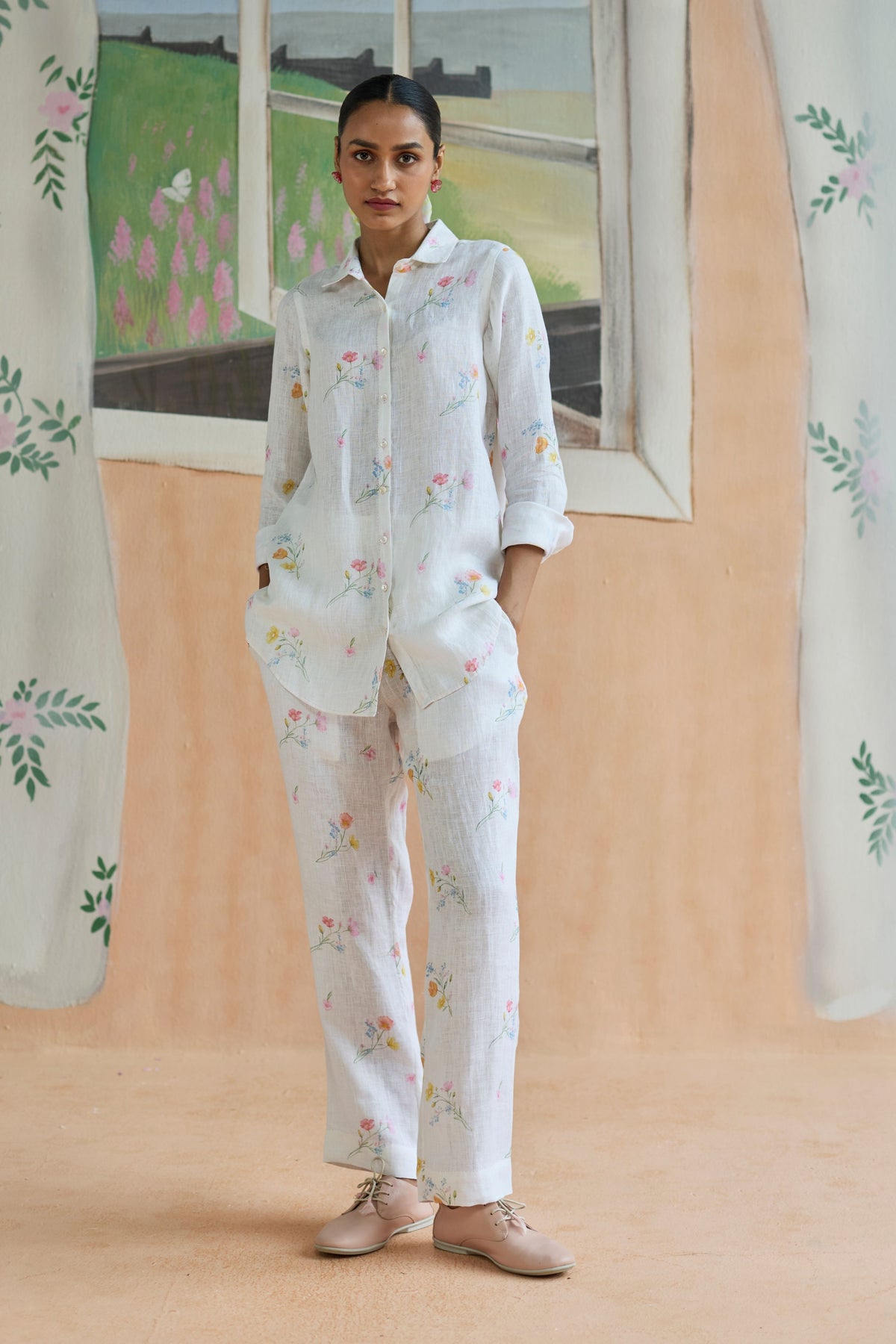 Florist Co-ord Set Linen