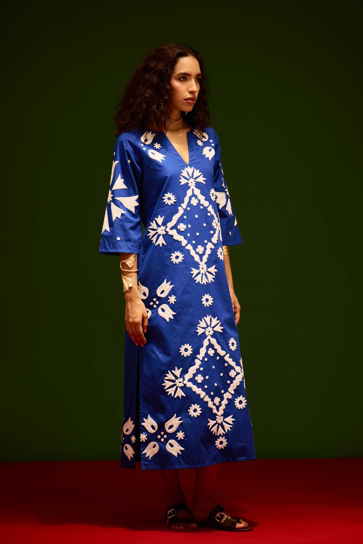Blue Sitara Maxi Dress