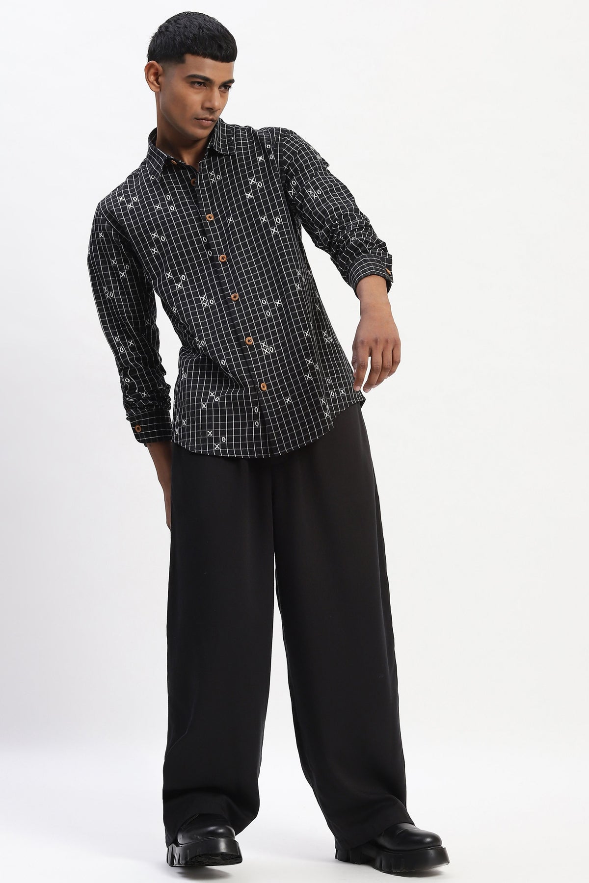 Black Tic Tac Toe Shirt