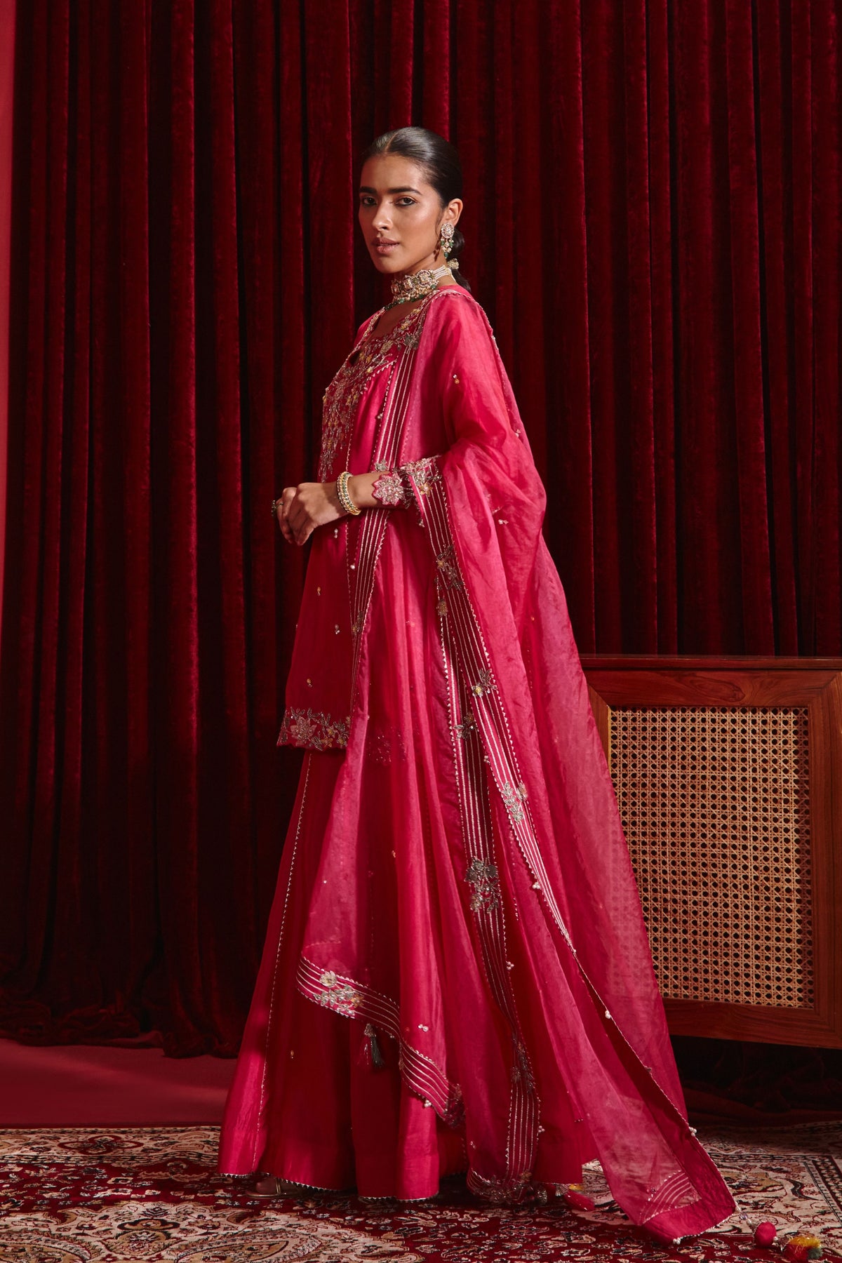 Rani Manu Sharara Set
