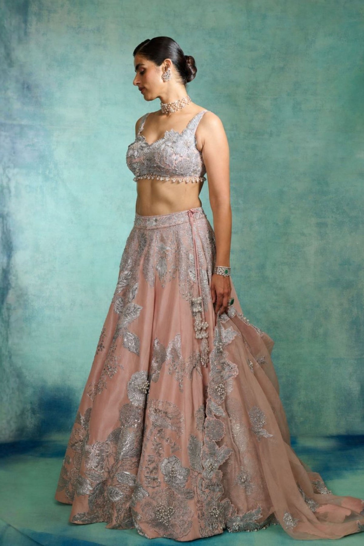 Moonlit Bloom Lehenga Set
