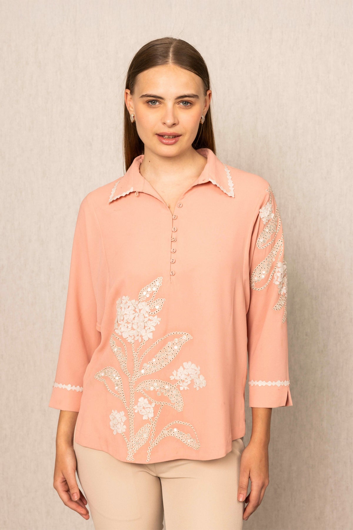 Meher Eyelet Top