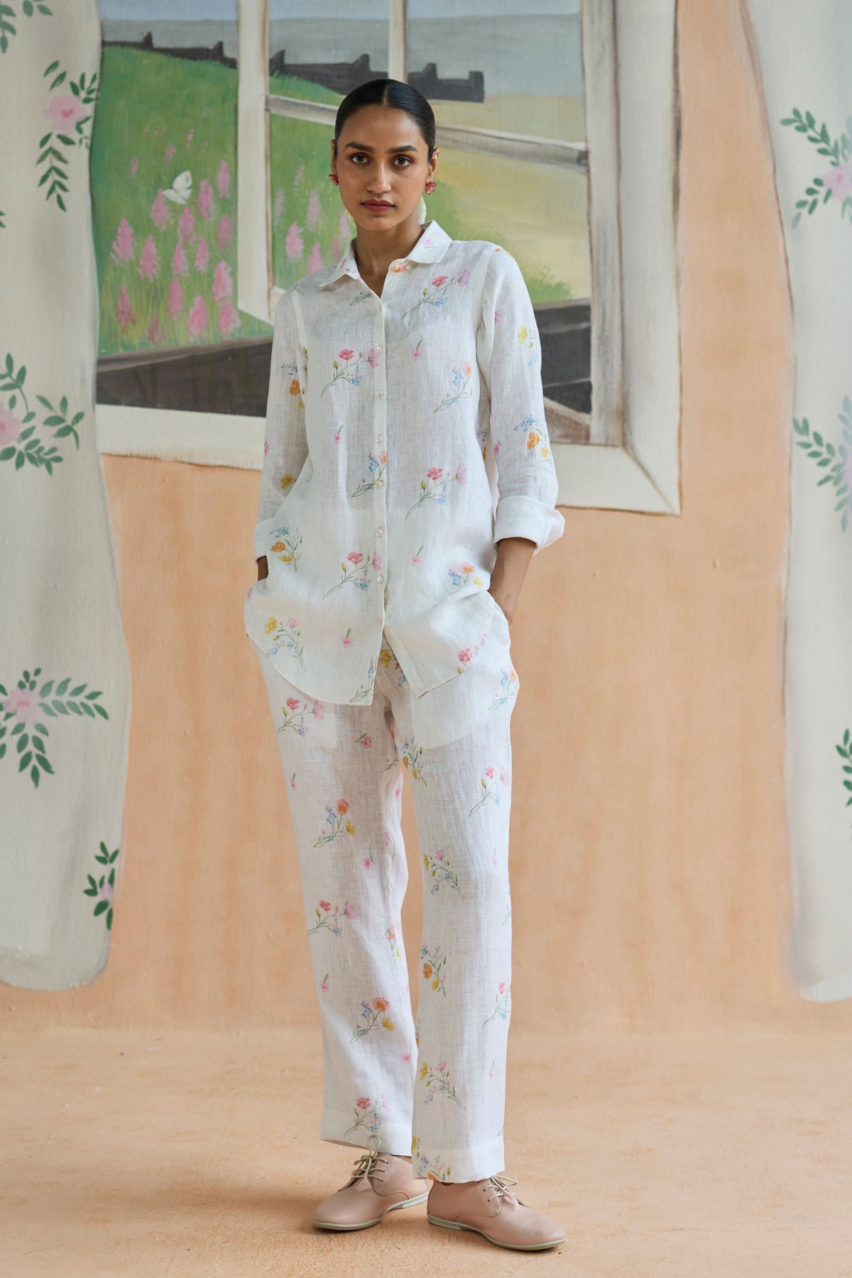 Florist Co-ord Set Linen