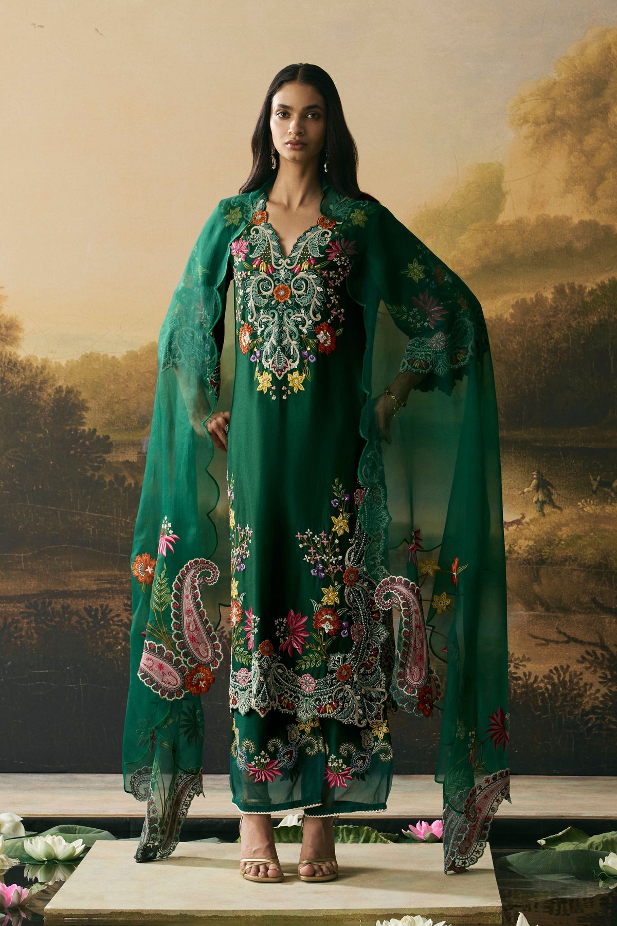 Emerald Green Dupatta