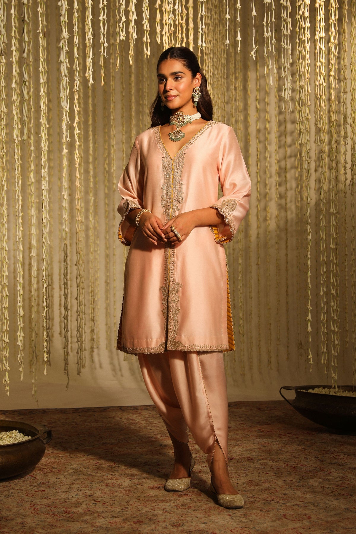 Umrah Pink Kurta Set