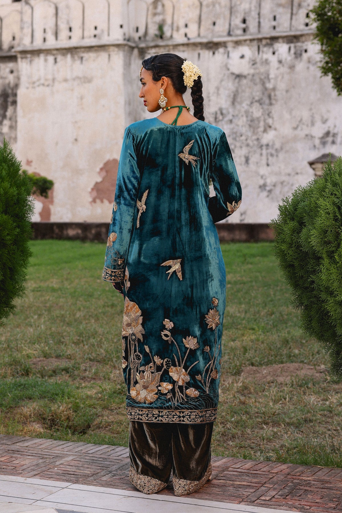 Hazuri Bagh Jacket Set