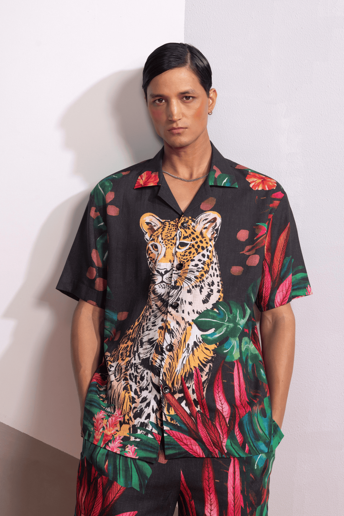 Feral Flora Charcoal Co-ord Set