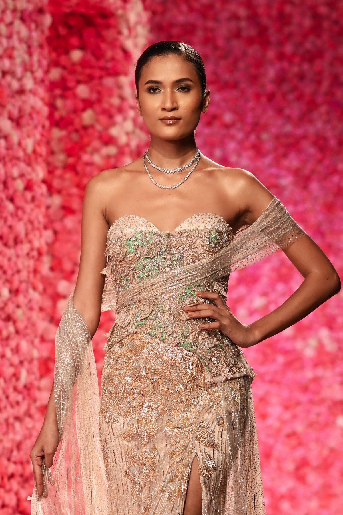 Lucie Shimmer Gown