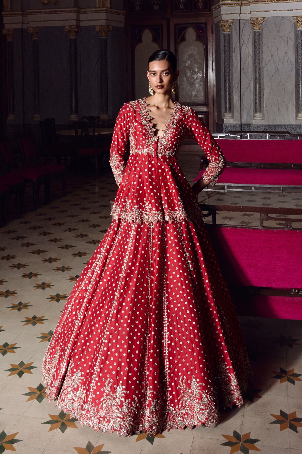 Athena Peplum Lehenga Set