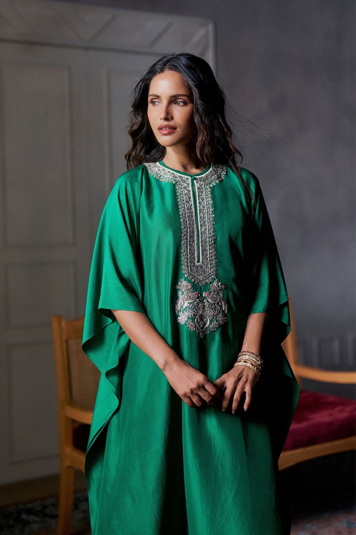 Parrot Threadwork Kaftan