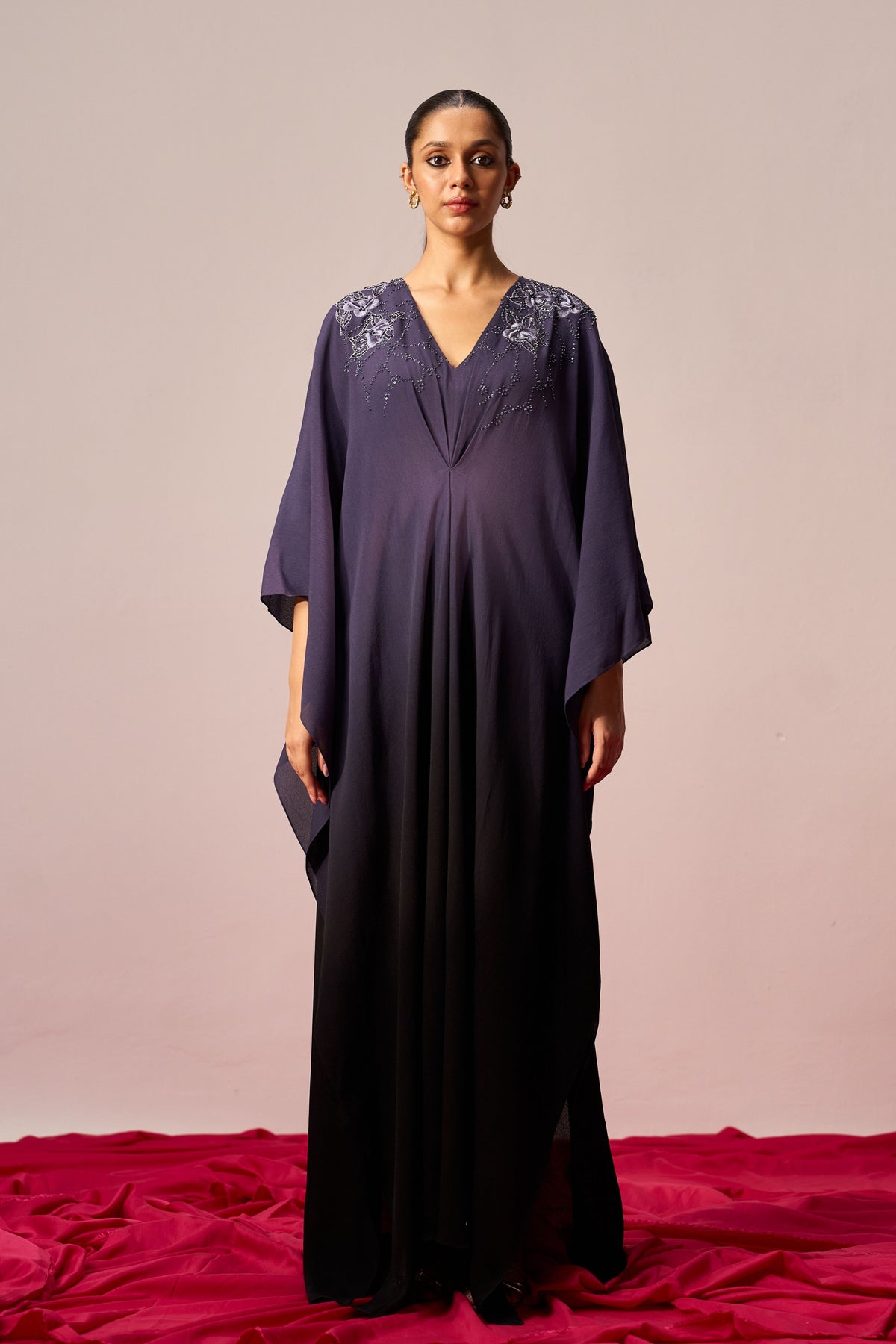 Ash Onyx Kaftan Dress
