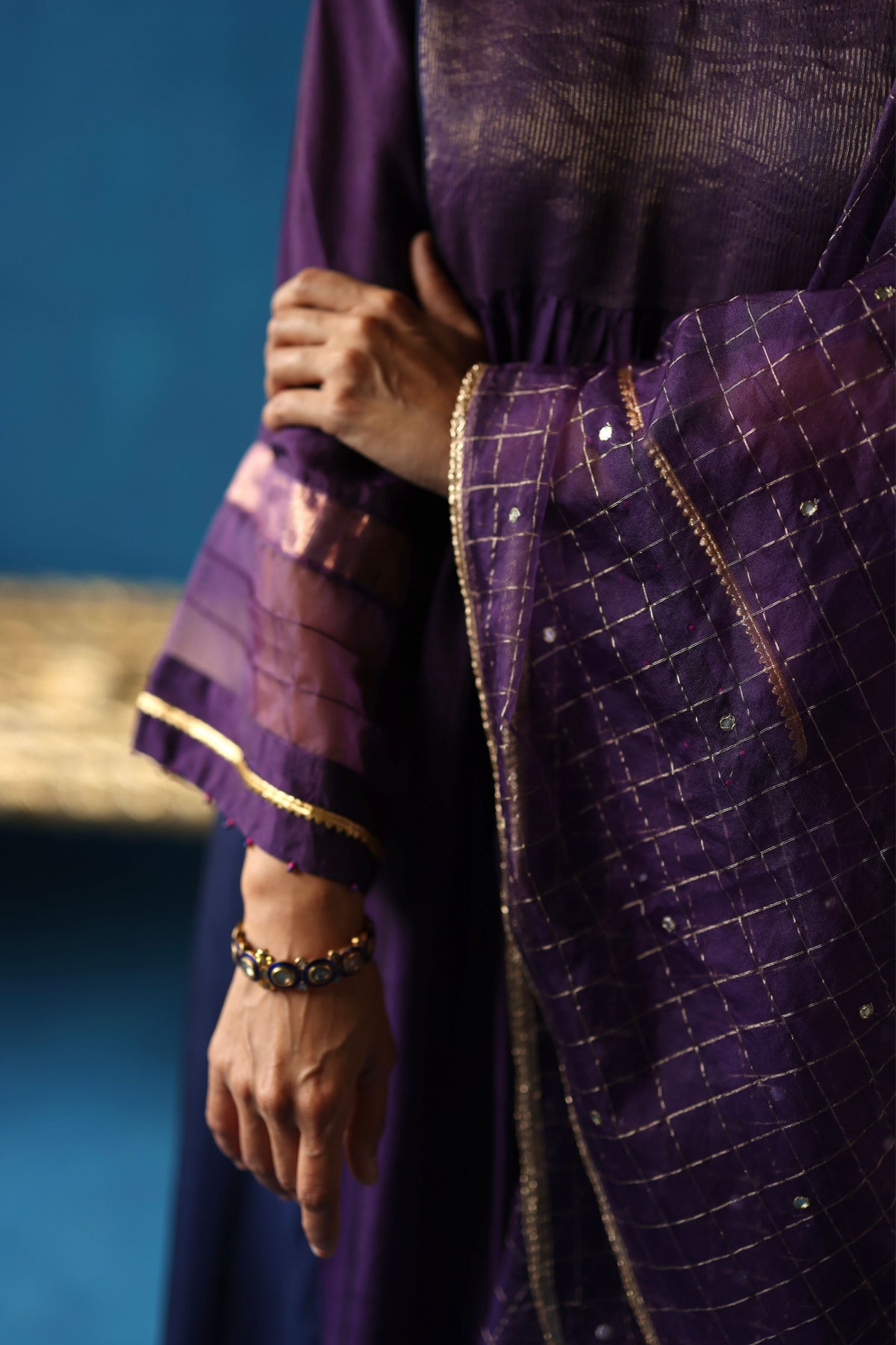 Midnight Blue Jamun Kurta Set