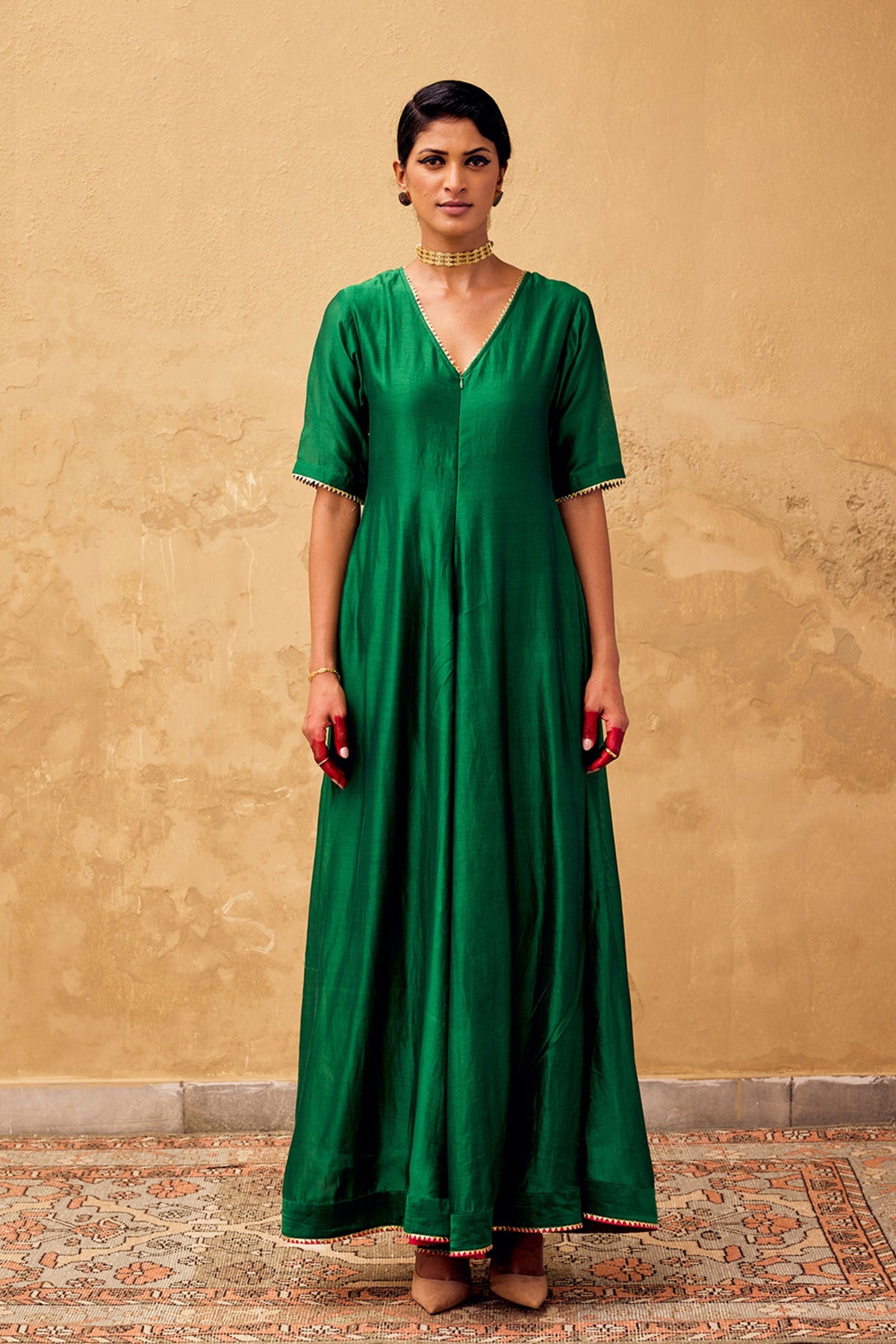 Gulzar Jumpsuit in Green