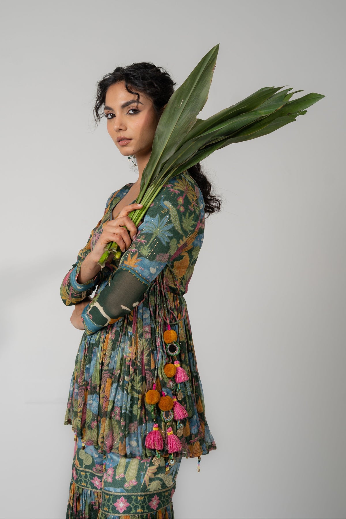 Lotus Gharara Set