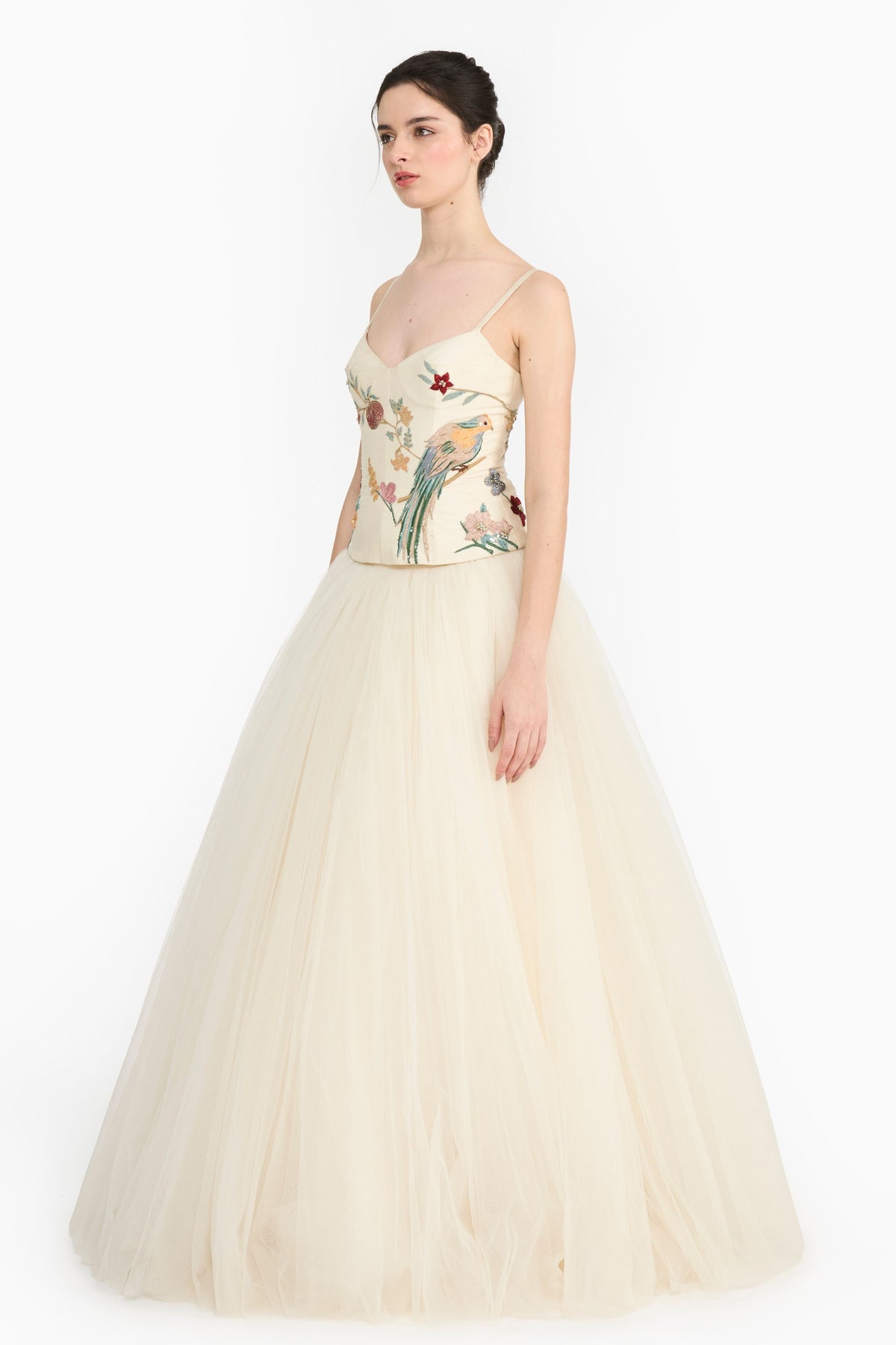 Ivory Chinoiserie Lehenga Set