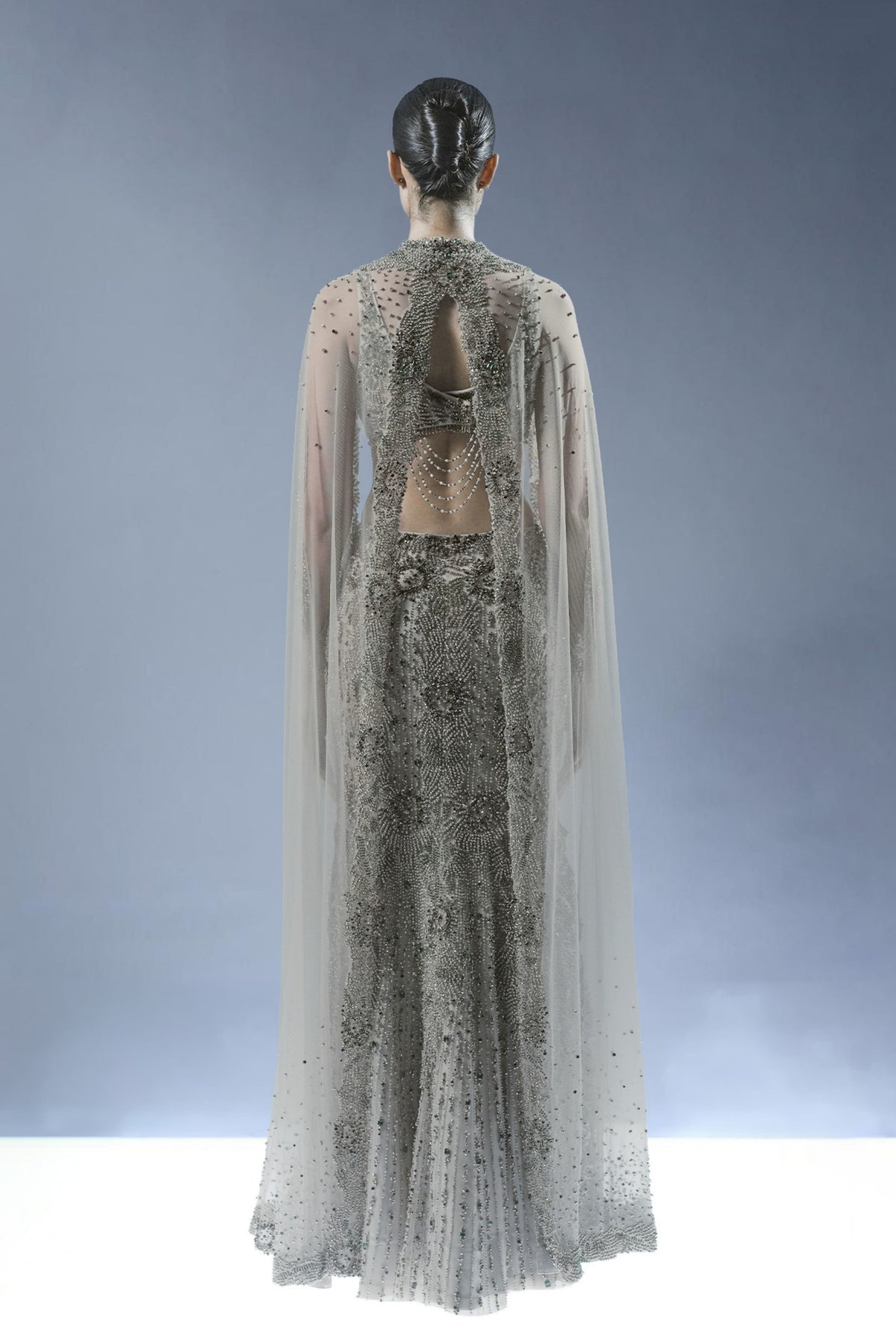 Crystal Cascade Lehenga Set