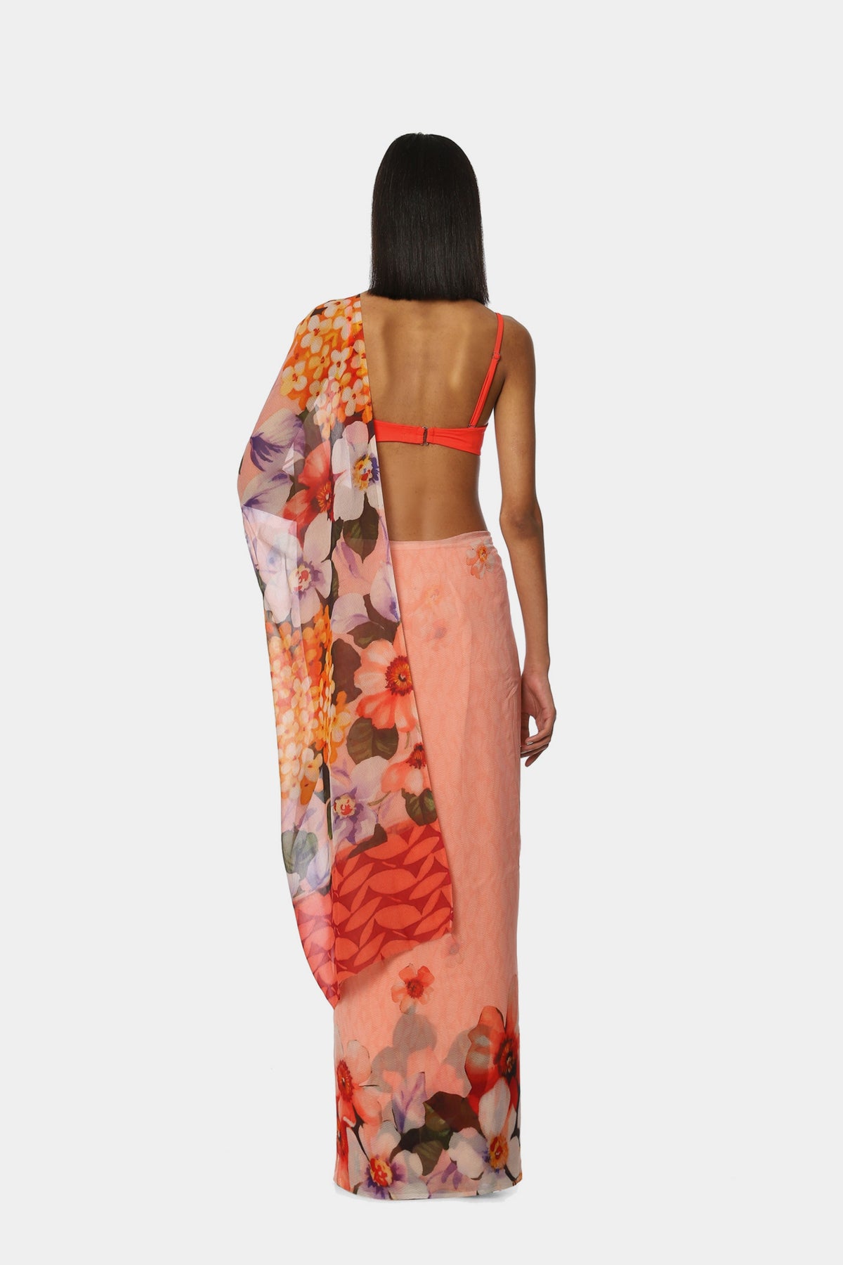 The Printed Powder Saree