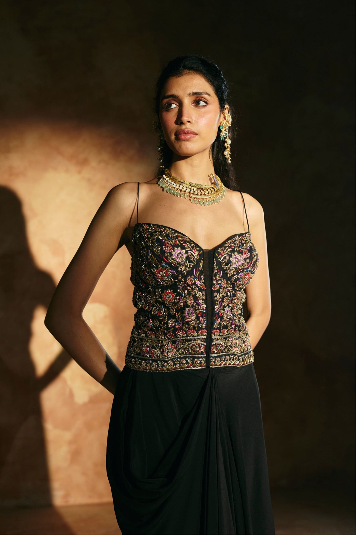Zardozi Sindh Corset Skirt Set