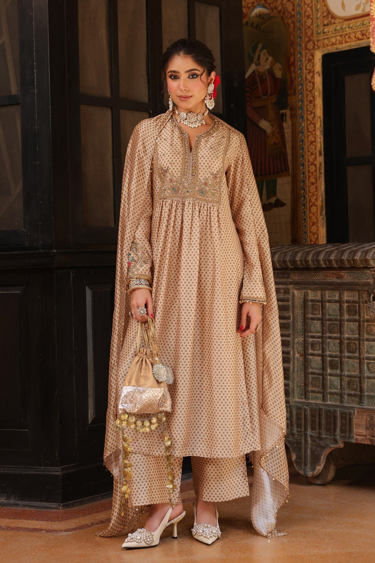 Ahista Ivory Kurta Set