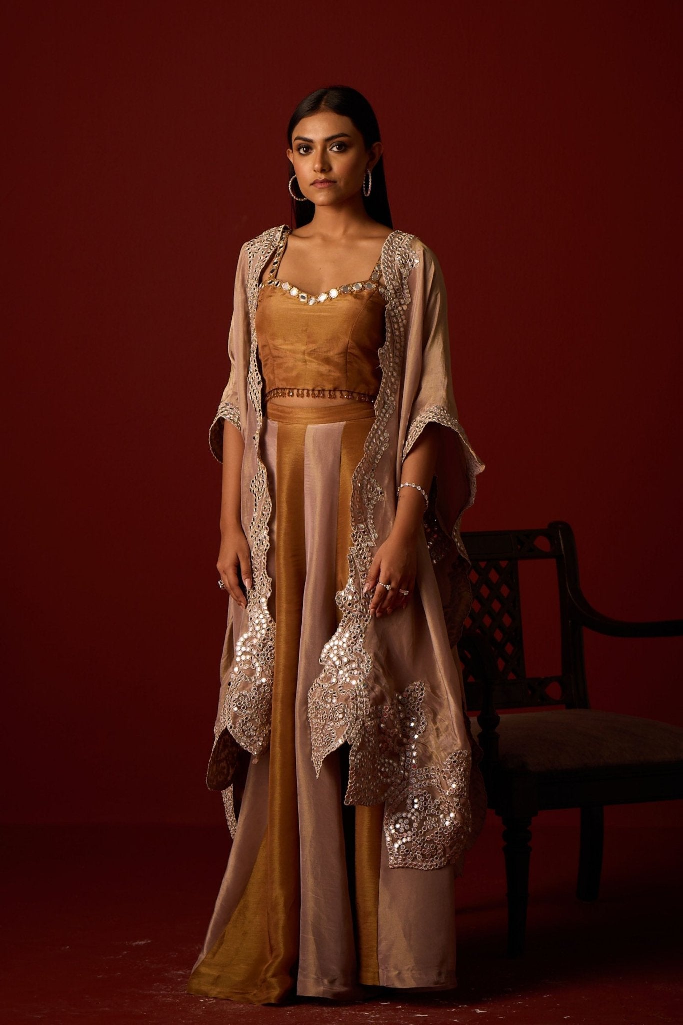 Panelled Tissue Palazzos - Twenty Nine - Elahe