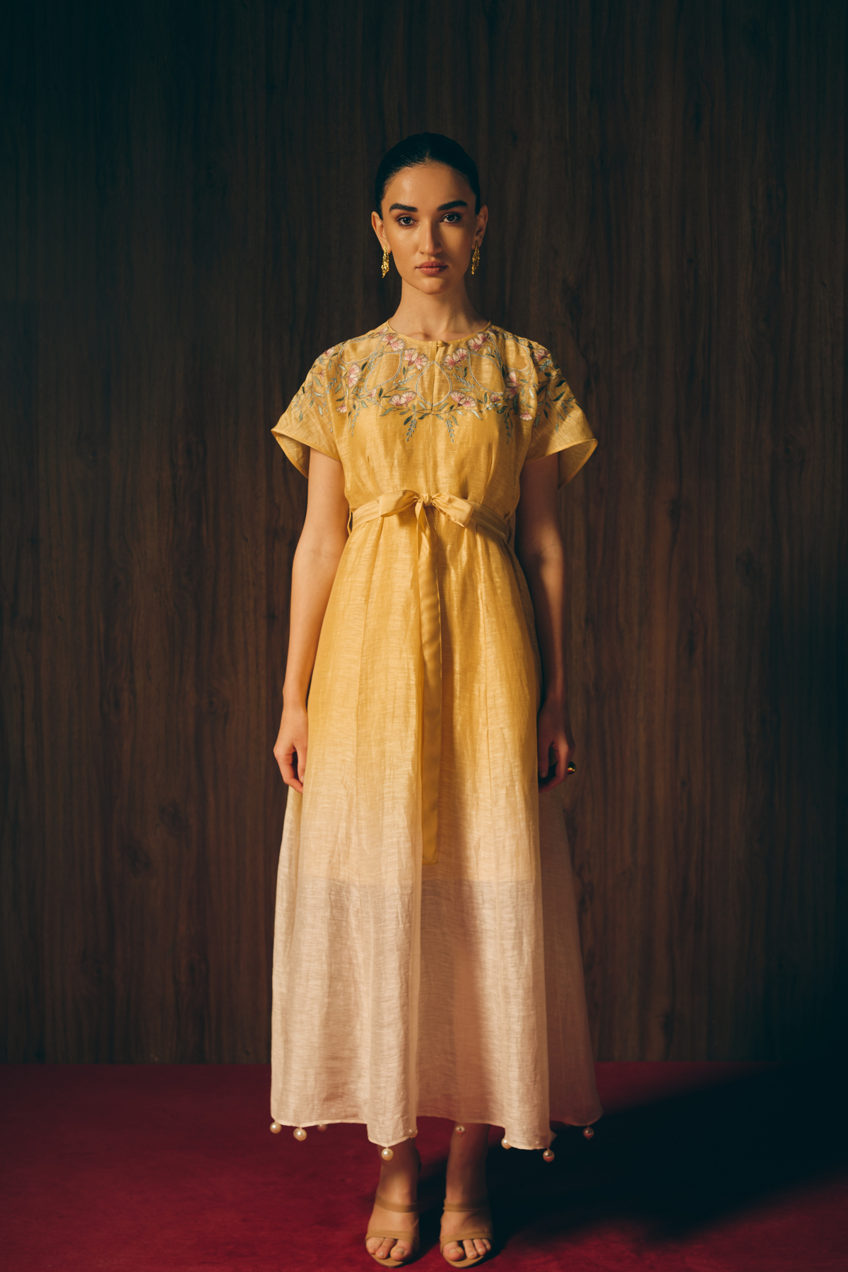 Florien Golden Dress