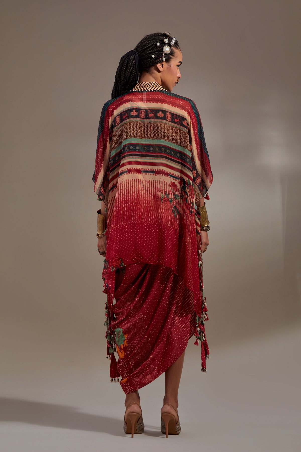 Veni Dupatta Jacket Set