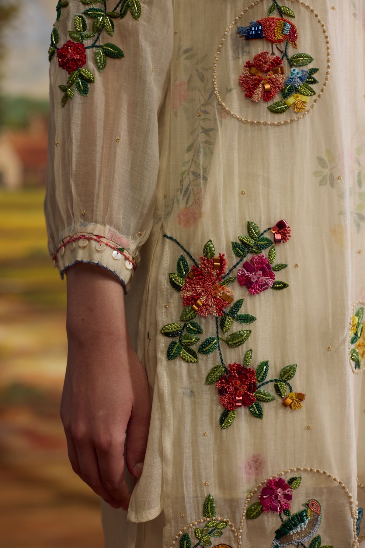 Lumina Embroidered Kurta