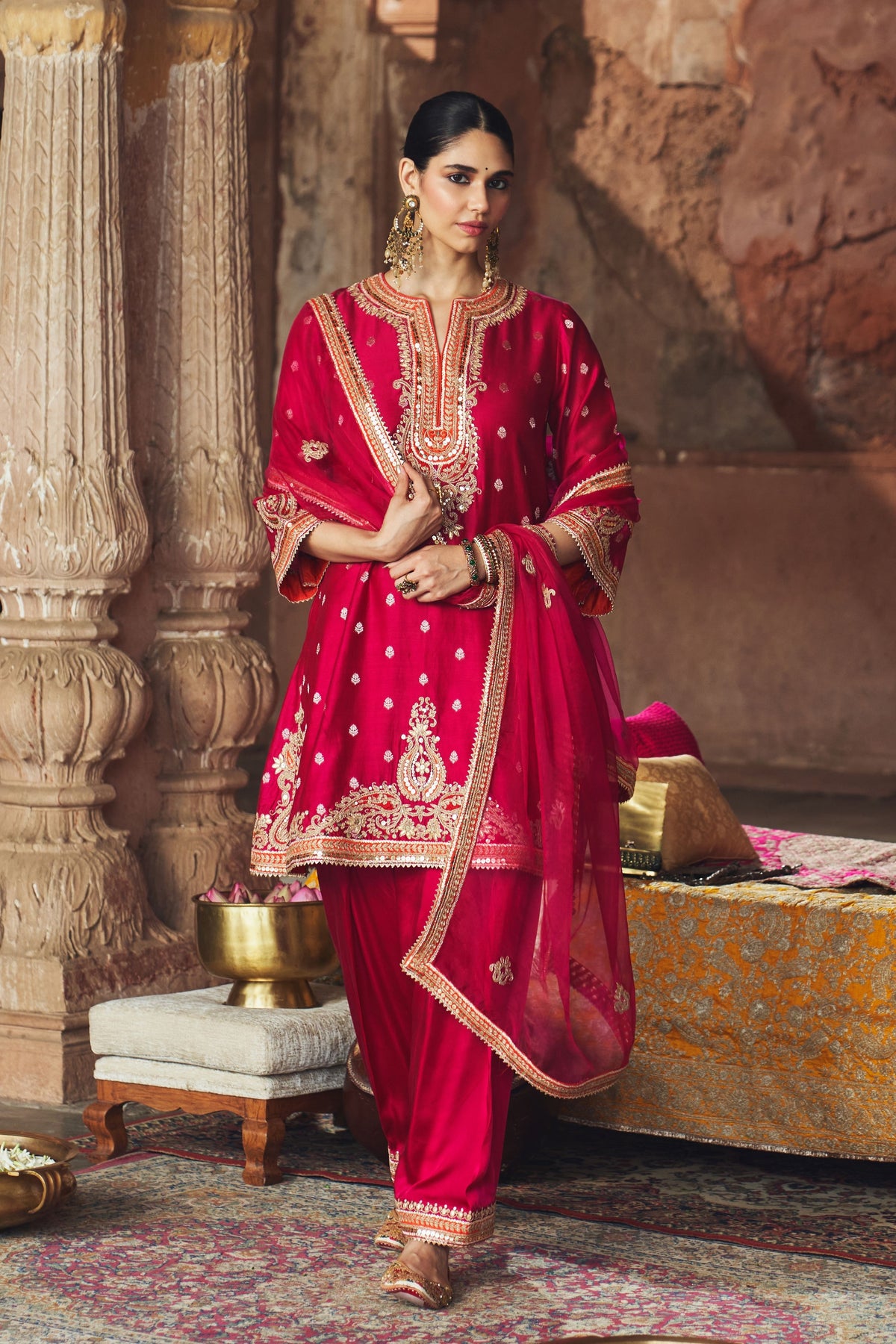 Mehwish Pink Kurta Set