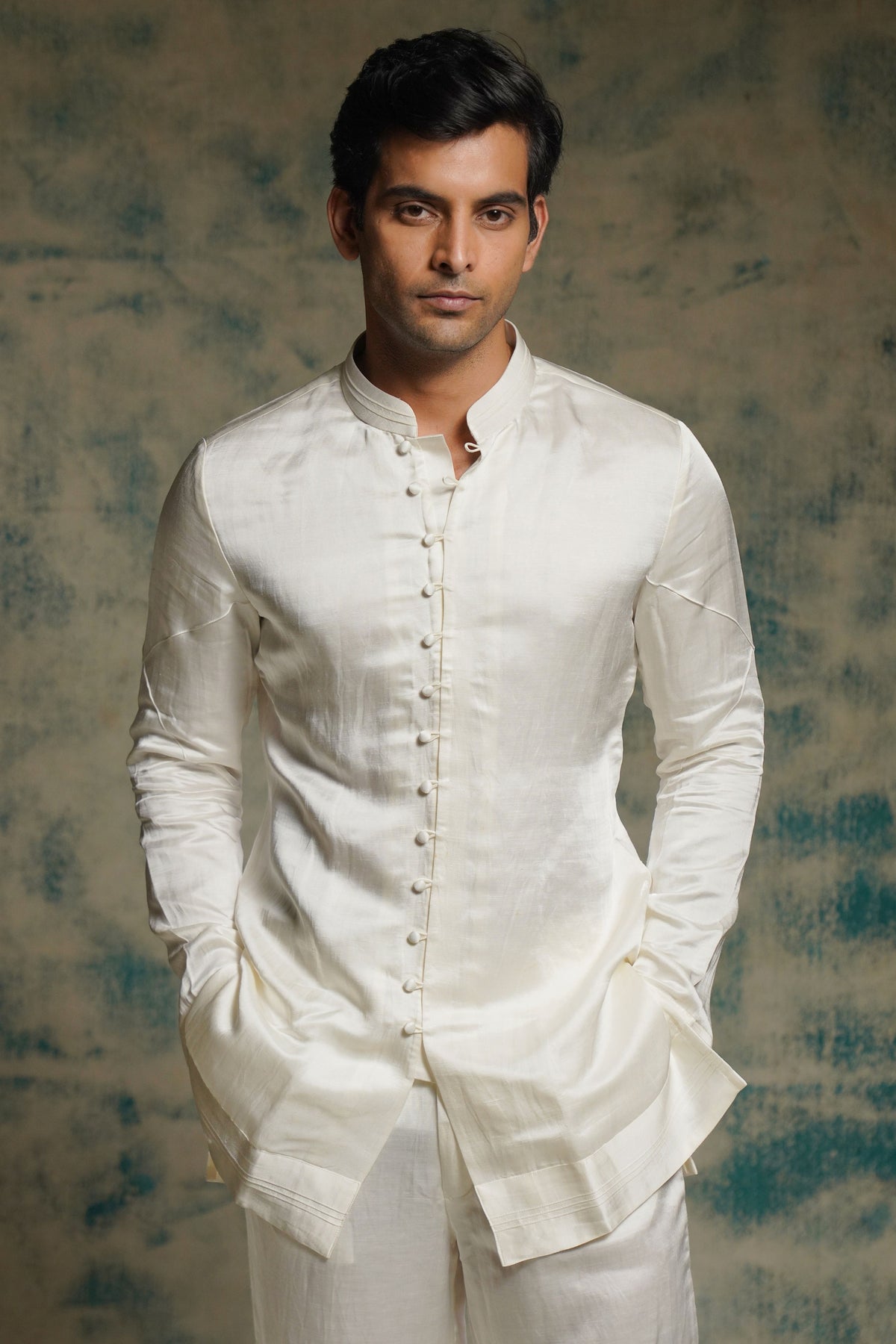 Classic Ivory Short Jacket Set