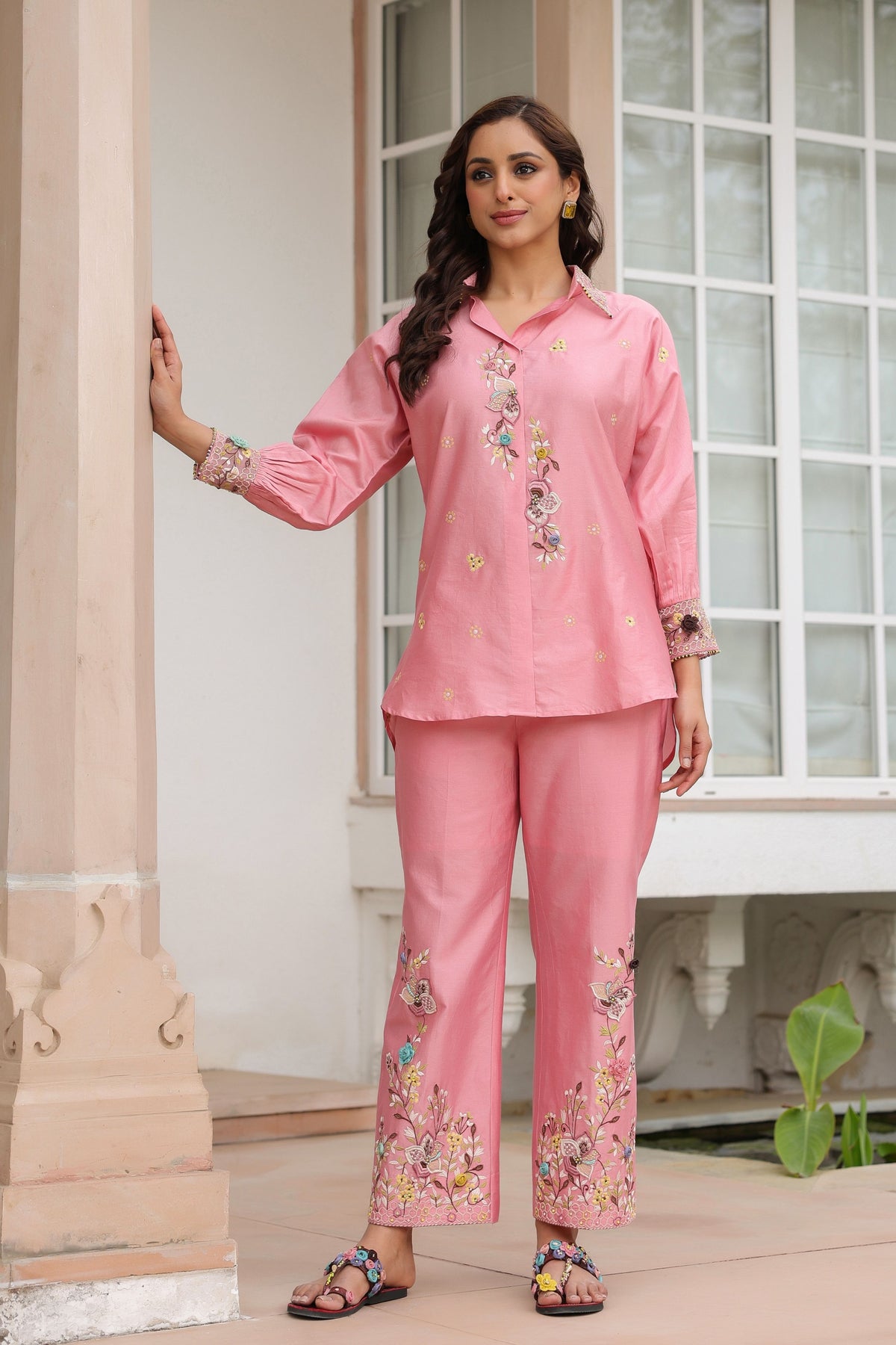 Gulzar Collar Co-ord Set
