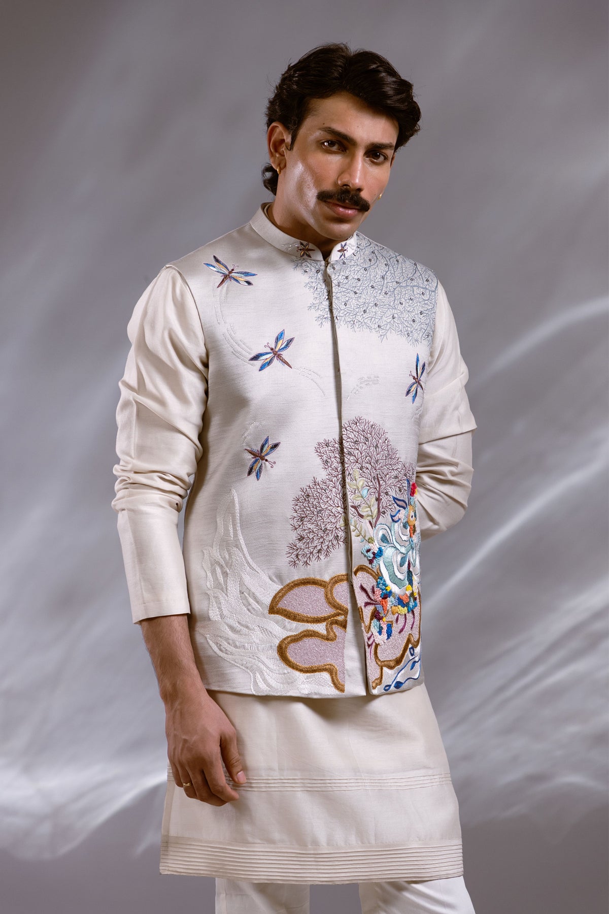 Elie Nehru Jacket Set