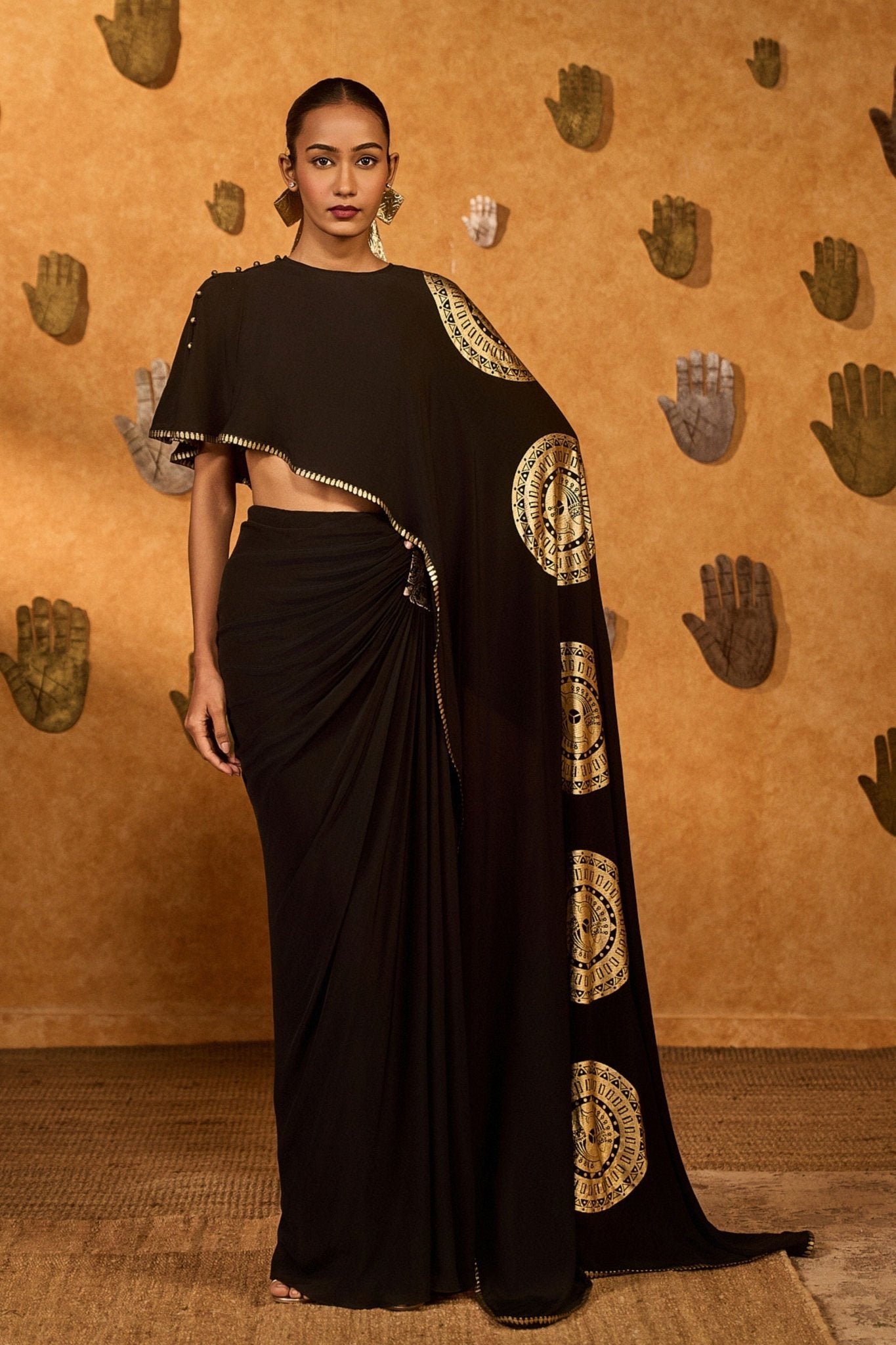 Moonfish Draped Cape Set - Masaba - Elahe